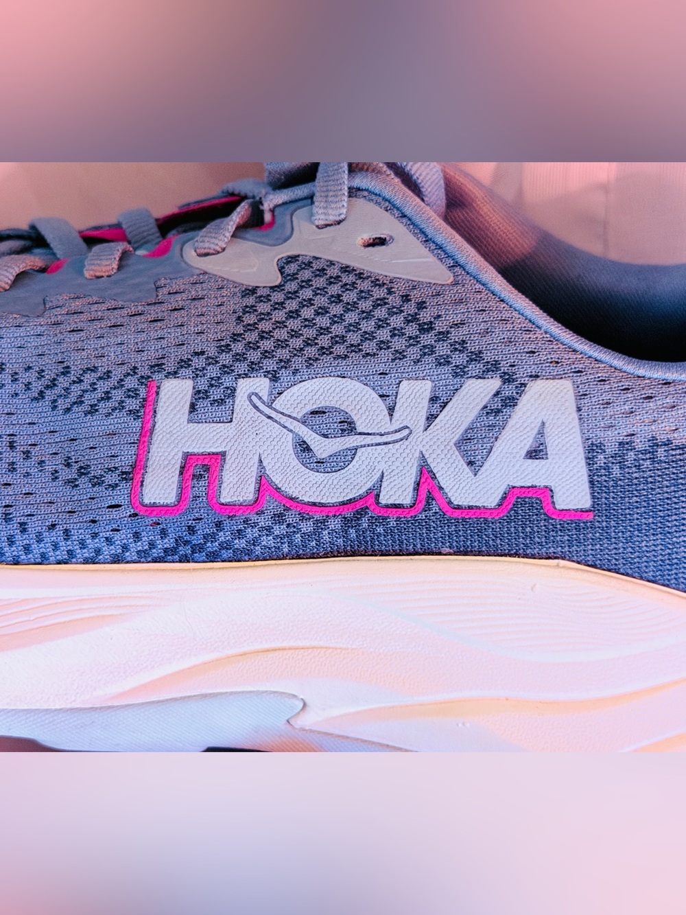Hoka Rincon 4 Women’s Washed Blue/Faded Navy Sneakers 7.5 B Like New